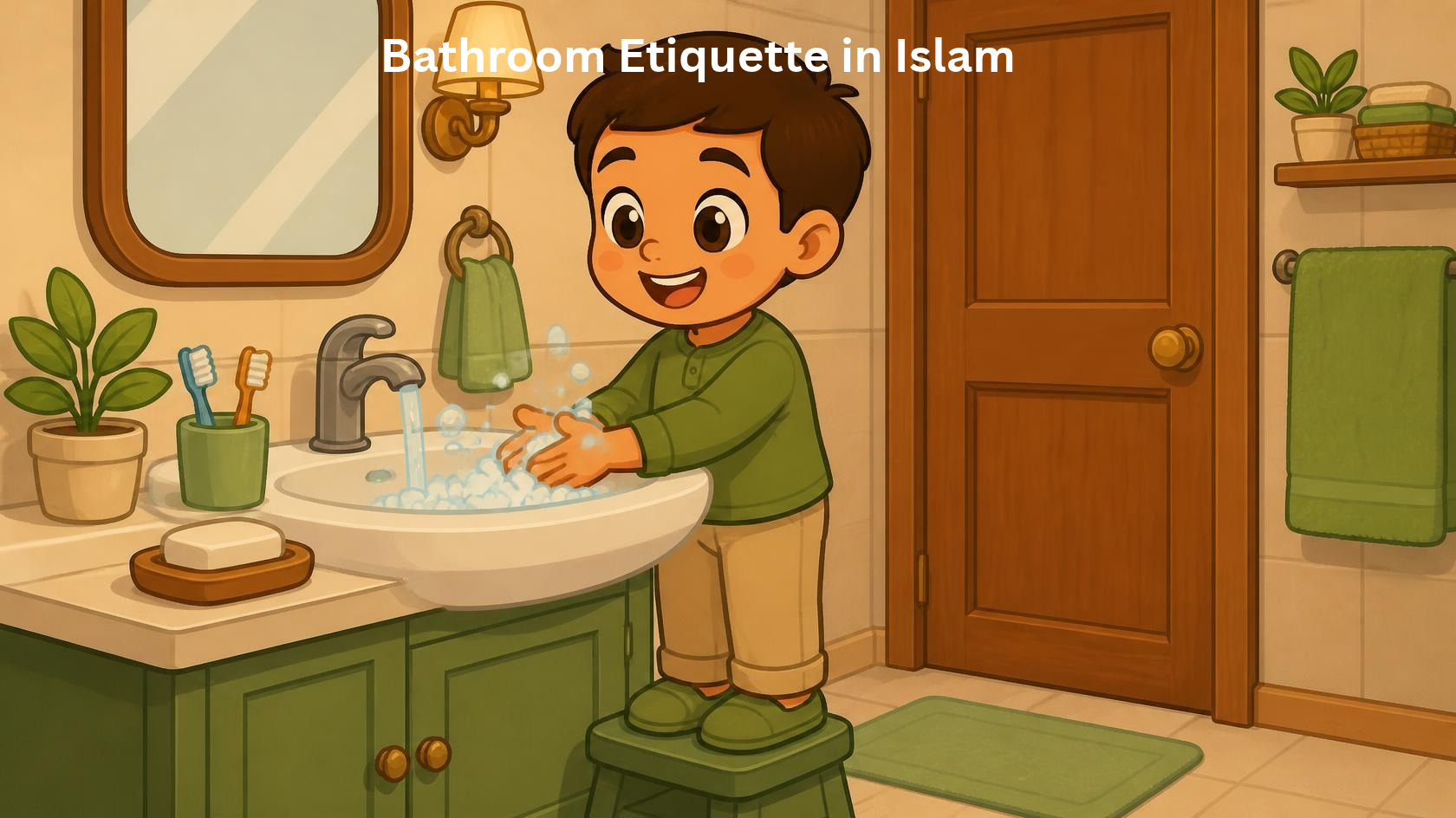Bathroom Etiquette in Islam: Duas and Habits for Kids