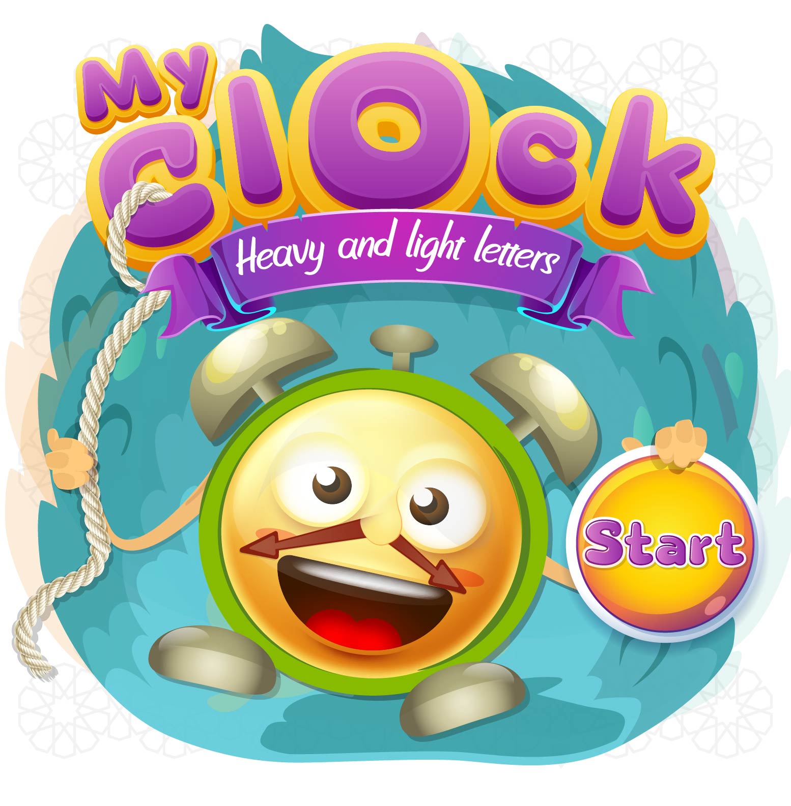 Game | Heavy & Light Letters (My Clock)