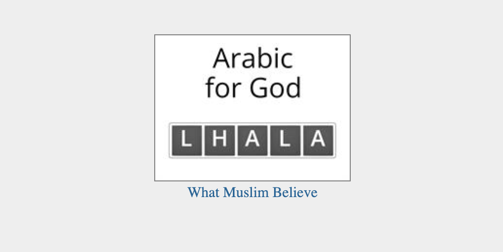 What do Muslims Believe?